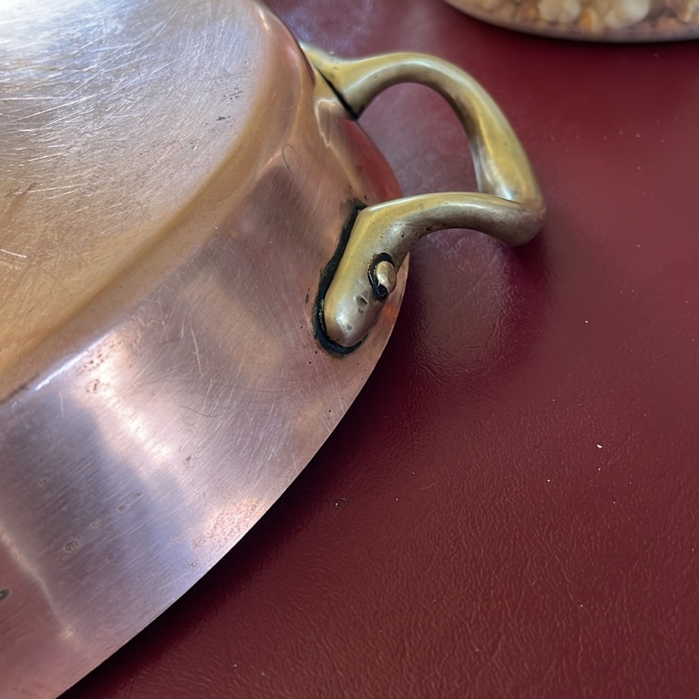Vintage Italian Copper Oval Fish Pan - Picture 12 of 16